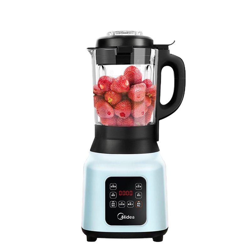 美的破壁机MJ-PB12Easy217豆浆机料理机榨汁机果汁机搅拌机辅食机多功能家用8叶破壁 可匀加热 一键启动自动清洗