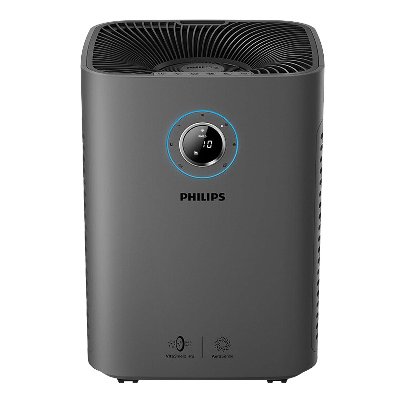 飞利浦(Philips)智能空气净化器AC6676/00家用型高效级除甲醛除烟尘PM2.5数字显示空气净化器手机远程可控