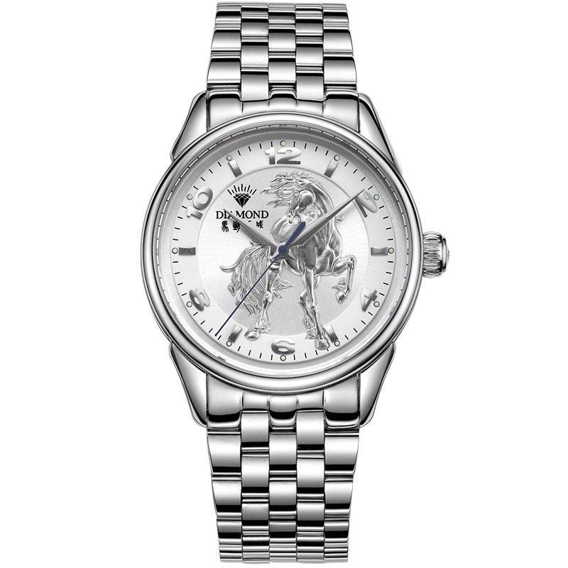 上海钻石牌(DIAMOND)手表男自动机械表夜光手表男士自动机械表2300