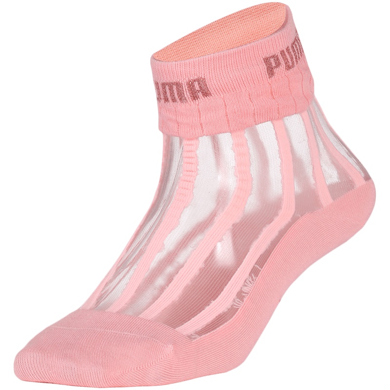 PUMA彪马女袜2019新款袜子袜蕾丝袜透气袜休闲袜中袜907395