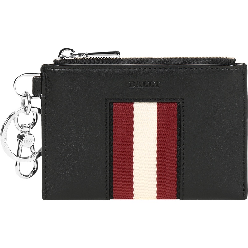 BALLY 巴利 男士 皮质/织物卡包零钱包挂饰 BON HP