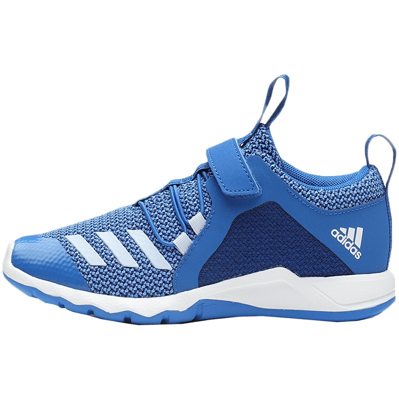 【自营】阿迪达斯男童儿童鞋魔术贴透气跑步休闲运动鞋D97604
