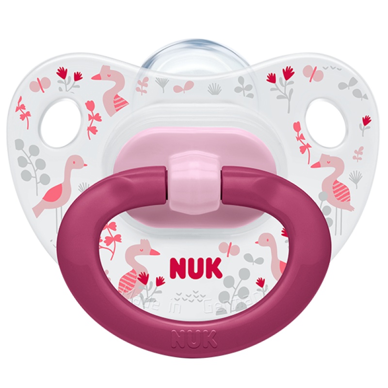 NUK印花硅胶安抚奶嘴 (0-6月) 特惠价