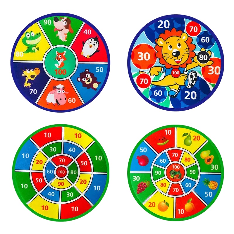 乐加酷 儿童飞镖粘球靶投掷黏黏球玩具亲子户外运动幼儿园室内吸盘粘粘球