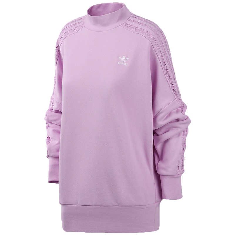 阿迪达斯三叶草女服卫衣Angelababy同款运动休闲服FU1743