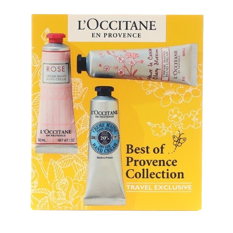 L'OCCITANE欧舒丹护手霜女套盒套装 补水保湿嫩白滋润 男士可用护手霜圣诞新年礼物 6支装 30ml /支
