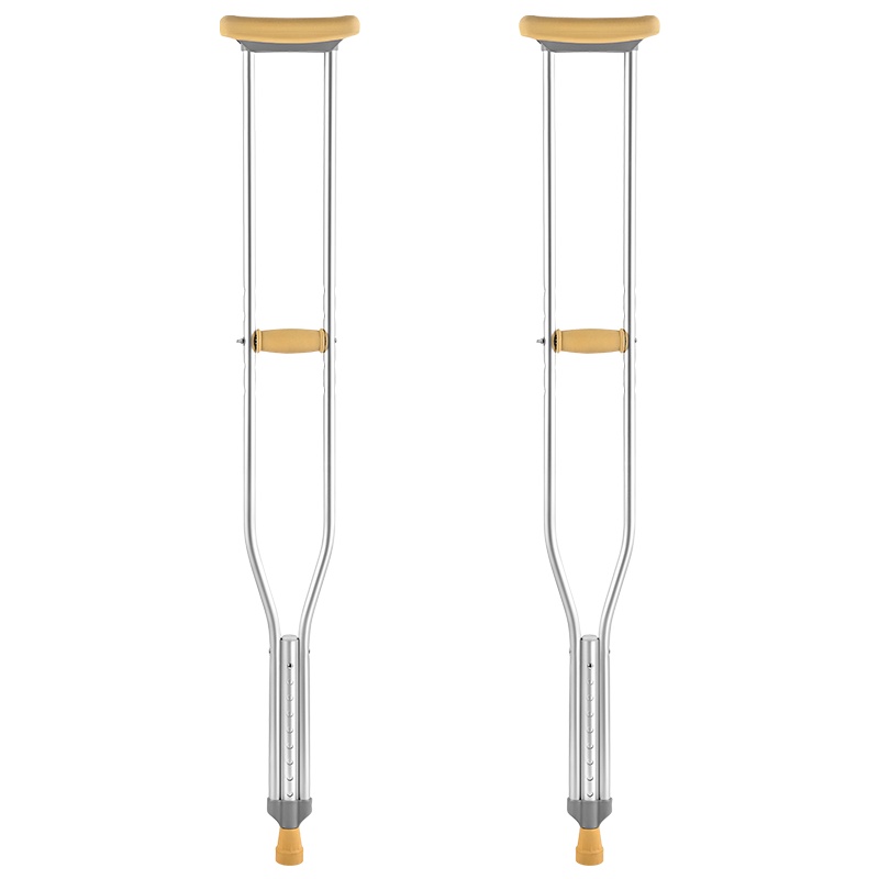 富林拐棍腋下老人手杖单脚防滑拐杖残疾人复健者可伸缩双拐助行