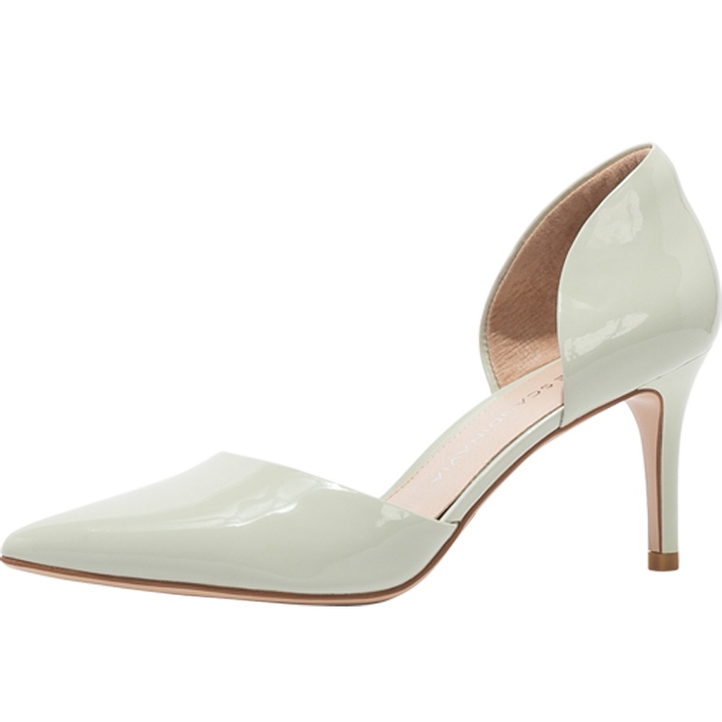 ST&SAT/星期六旗下新款浅口细跟纯色中空单鞋女DF01114451