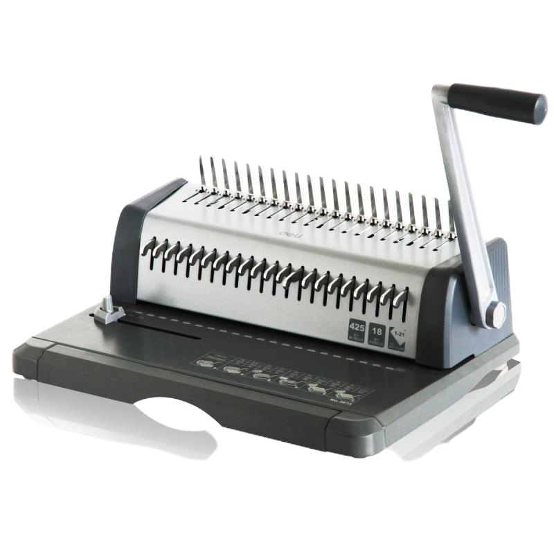 鑫金虎 得力(deli)3871梳式胶圈装订机A4打孔机器/装订机