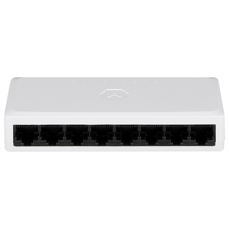 华三(H3C)Magic S008 8口百兆非网管监控网络交换机 专业防雷即插即用桌面式交换机网络分流器网线分线器