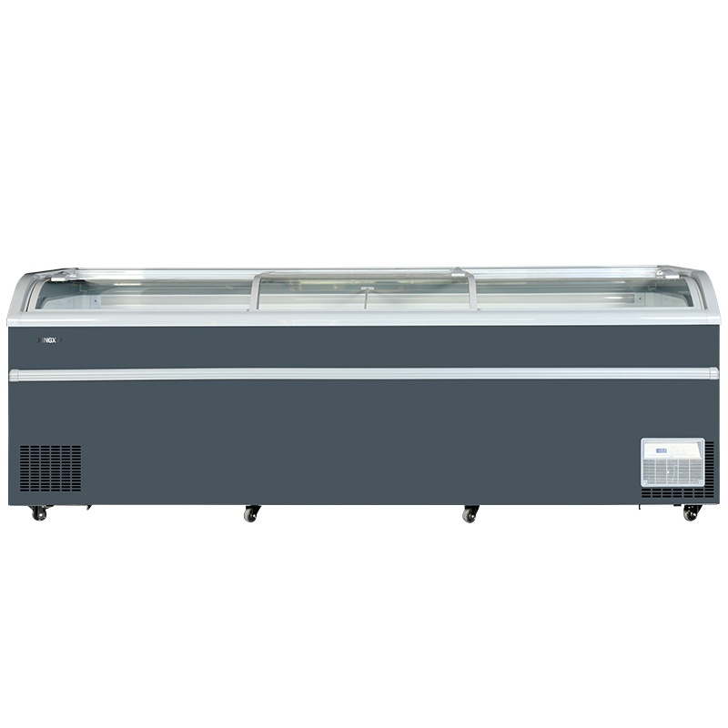 （厂家直发）星星(XINGX) SD/SC-1100BY 950升 冰柜冷柜 卧式展示柜 冰柜商用 推拉门冷藏柜 冷冻柜