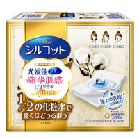 日本舒蔻1/2省水Plus湿敷专用化妆棉补水48枚