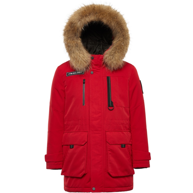 波司登羽绒服男中长款大毛领连帽防寒厚外套