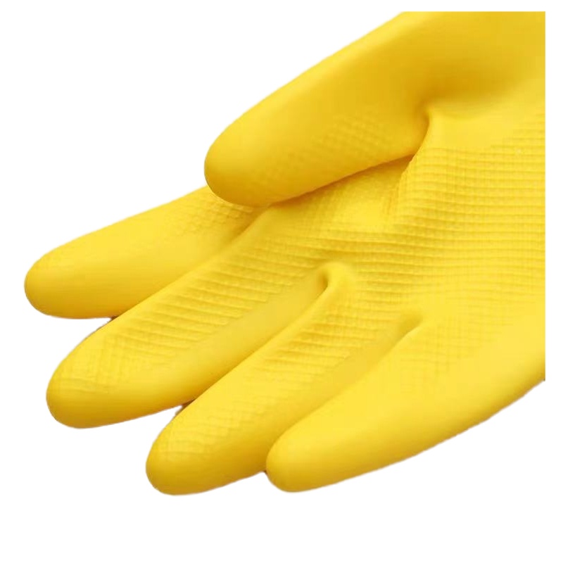 南洋乳胶加厚家务防水洗碗牛筋耐磨塑胶家用厨房橡胶手套劳保耐用