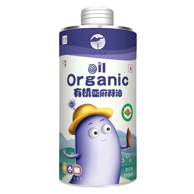 秋田满满 有机亚麻籽油125ml