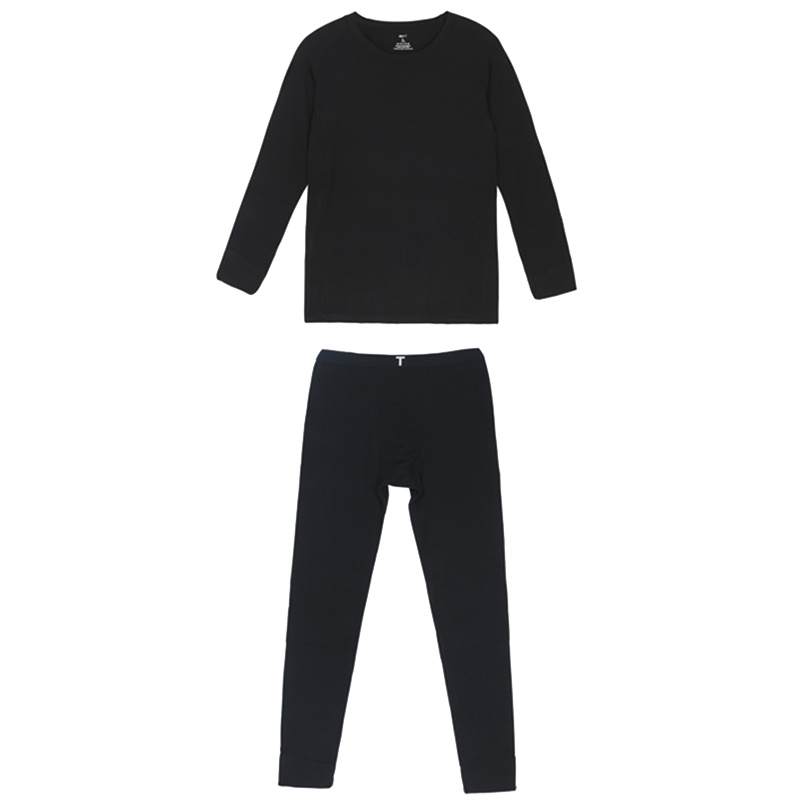 拇指白小T温感火山岩保暖内衣自发热秋衣秋裤男士套装秋冬新品