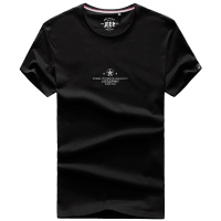 JEEP 男装旗艦吉普短袖T恤圆领印花全棉宽松大码夏季休闲半袖