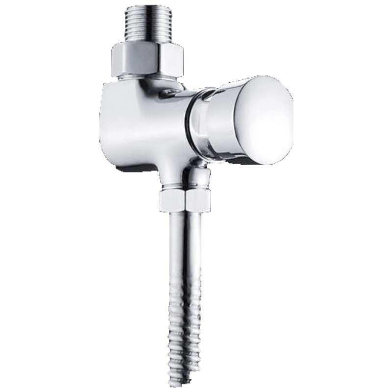 品牌直营> 铜小便斗冲水阀 明装上进水小便器冲洗阀 手动小便池按压式安心抵