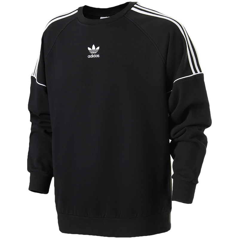 【自营】adidas阿迪达斯三叶草运动服男子长袖卫衣鹿晗同运动服CE4832 CE4832黑色 L