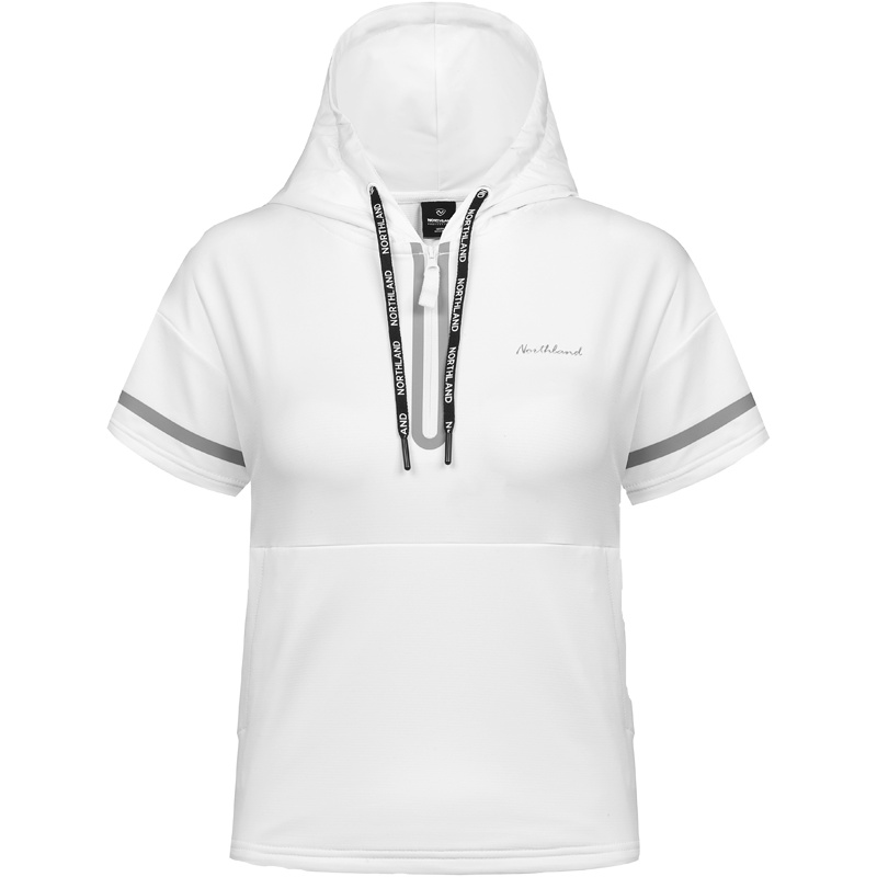 诺诗兰（NORTHLAND）户外运动女式舒适休闲短袖连帽卫衣GL072244