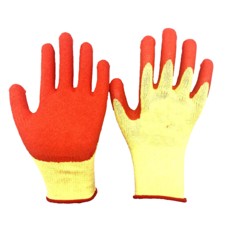 同富织女星/牛郎星黄纱蓝皱纹手套(12付)