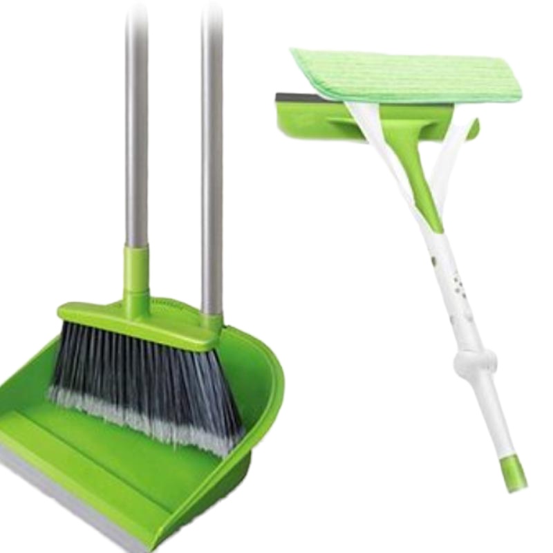 3M 思高 易扫净扫把(扫把簸箕套装) 扫帚簸箕套装 刷毛开纤易清扫