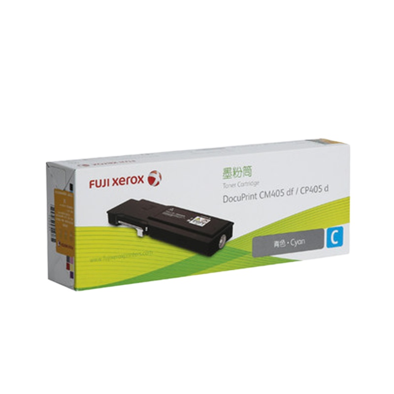 富士施乐(FUJI XEROX) 原装CP405d/CM405df施乐彩色打印机碳粉墨粉盒 CT202023青色墨粉盒