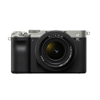 索尼(SONY)Alpha 7C 全画幅微单数码相机 轻便小巧 银色(ILCE-7C/A7C/α7C)侧翻式液晶屏 新机小7