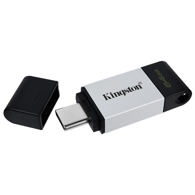 金士顿(Kingston)DT80 64GU盘 USB3.2 TYPE-C单接口 手机高速优盘读速200MB/S