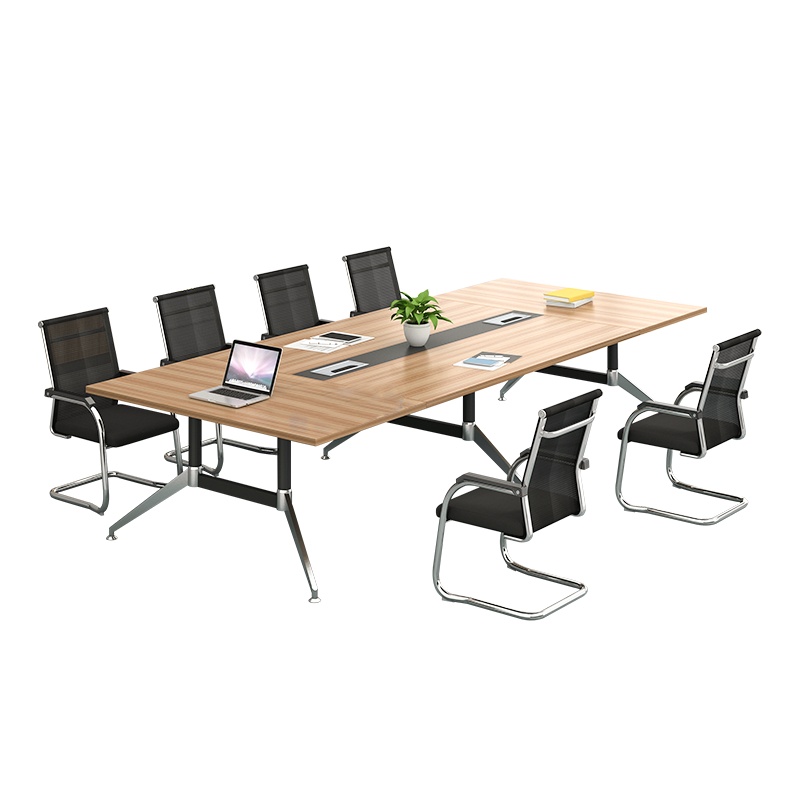 全简办公桌会议桌培训桌现代简约板式长条洽谈桌钢架桌
