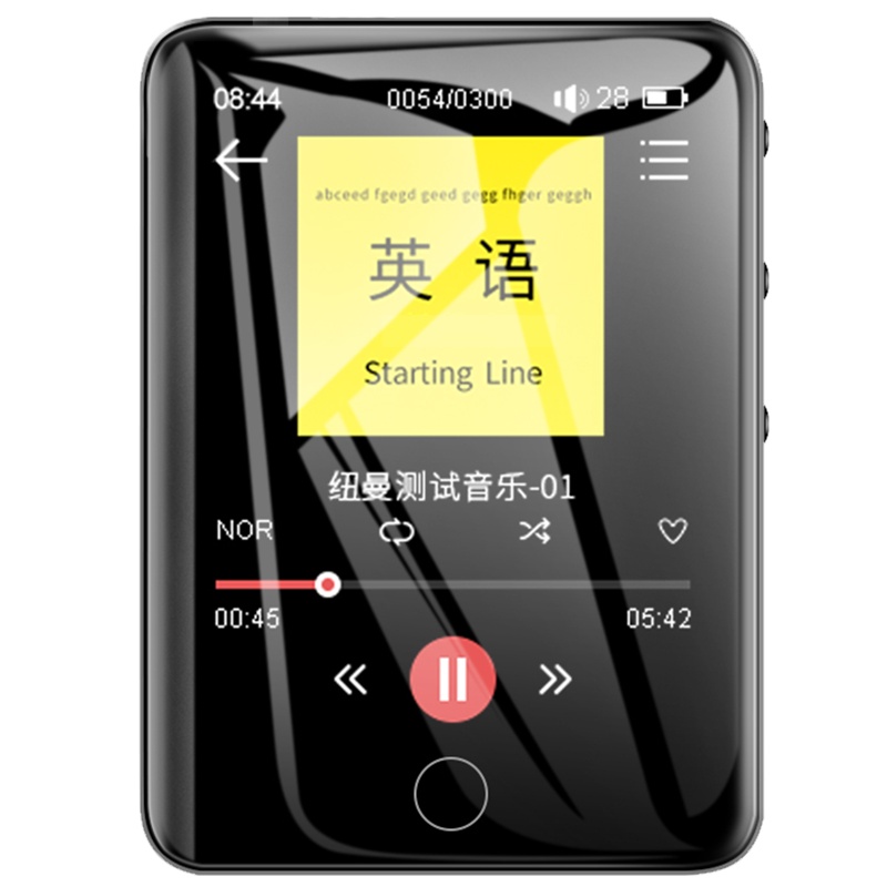 [加赠高清耳机]纽曼A29词典版 英语听力mp3随身听学生版迷你外放音乐无损播放器全面屏小型便携式听歌款MP4小巧超薄