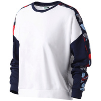 彪马PUMA运动卫衣女装套头运动服57761001 L 57761001黑色+花卉