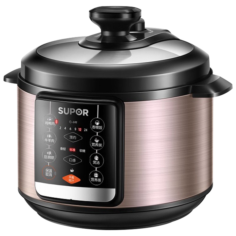 苏泊尔(SUPOR)电压力锅家用5L智能多功能预约双胆高压锅电饭煲
