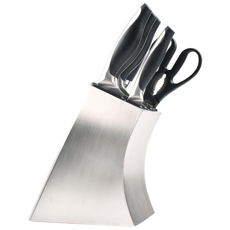 阳东厨坊五金制品厂 厨房七件套空心柄不锈钢刀具 家用菜刀七件套装刀空心柄不锈钢刀具厨房刀具组合厨师专用菜刀