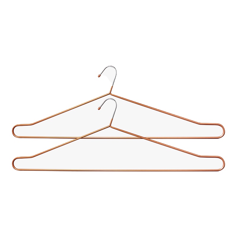 佳佰 防滑加粗长衣架 超大号 金色 晒衣挂肩宽85cm 2支装