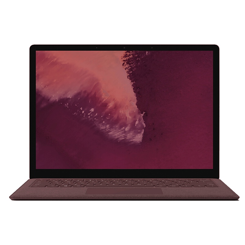 微软(Microsoft)Surface Laptop 2 13.5英寸 超轻薄本触屏版笔记本电脑(i5-8250U 8GB 256GB固态硬盘 含正版office 深酒红)