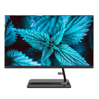 联想(Lenovo)AIO 520 网课商务办公学习台机高性能娱乐家用一体机台式机电脑23.8英寸(i5-1135G7 16G 512G SSD 高清全面屏)黑