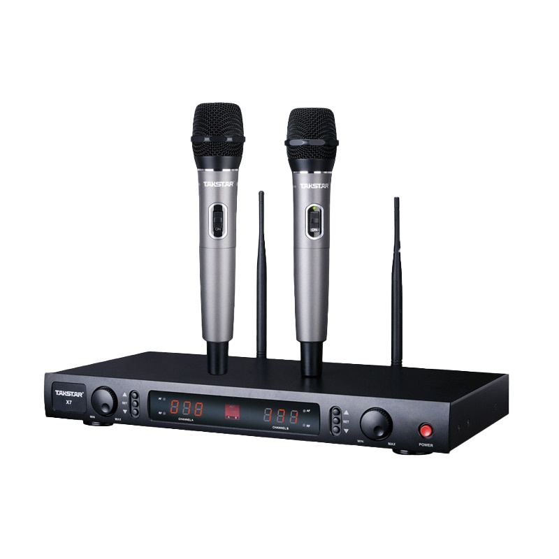 得胜 X760 专业500米长距离专用无线麦克风 U段UHF学校专用 舞台K歌演出话筒 双手持麦克风