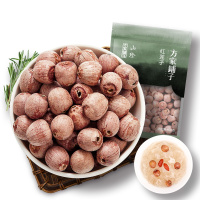 方家铺子 红莲子400g/袋 建宁去芯不磨皮红莲 红皮莲子