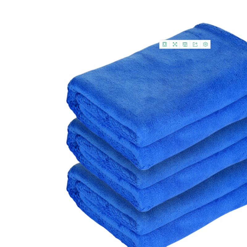 毛巾洗车擦车布汽车用品吸水大号鹿皮抹布工具-30*70 每条 蓝色款
