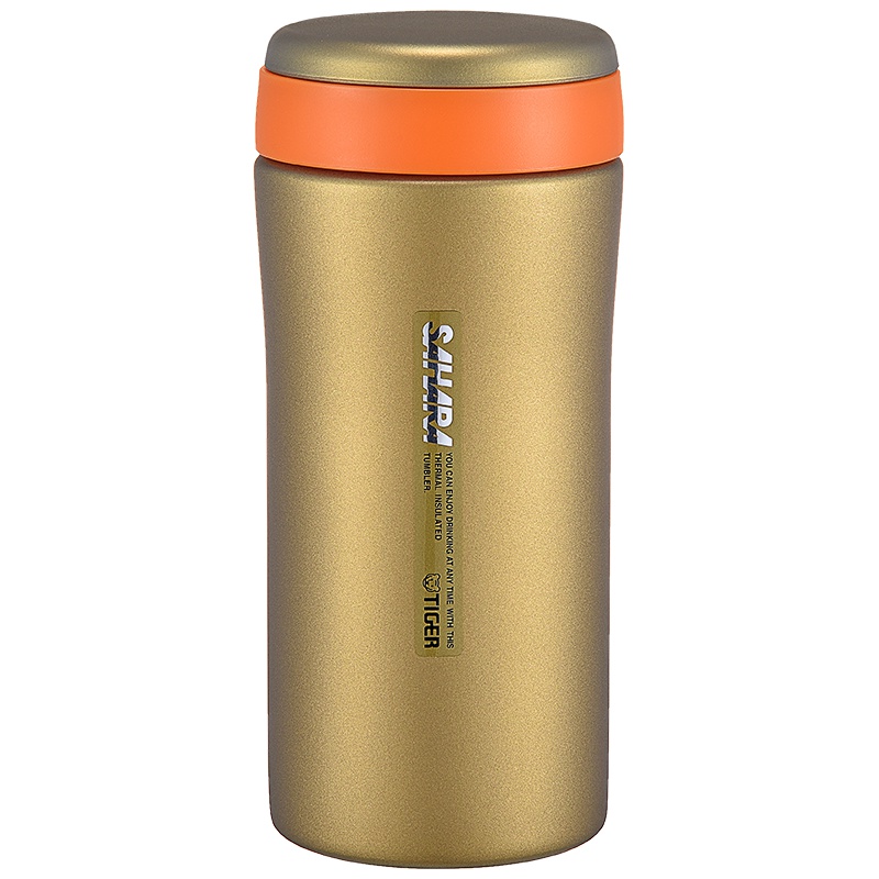 虎牌(tiger)真空保温杯MMK-A35C 350ml 香槟金NK 不锈钢男女便携办公水杯无缝焊接杯子