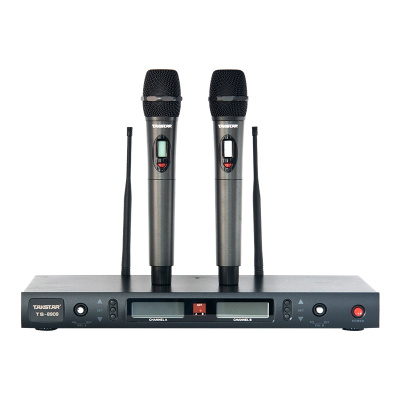 得胜 TS-8909 HH 学校单位工程专用UHF麦克风 双手持话筒 100米远距离U段调频抗干扰高清音质