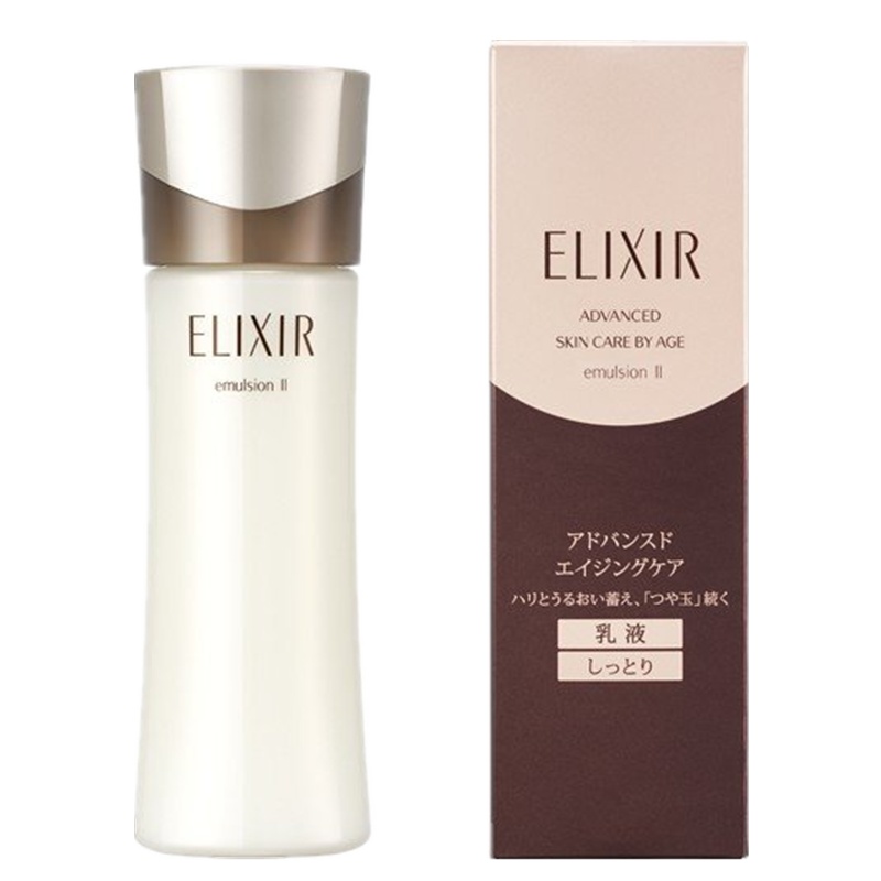 ELIXIR怡丽丝尔黑金乳液 蕴能凝时柔滑紧实乳液 补水保湿补充胶原蛋白抗初老深层滋润丰盈肌肤(2号滋润型)130ml