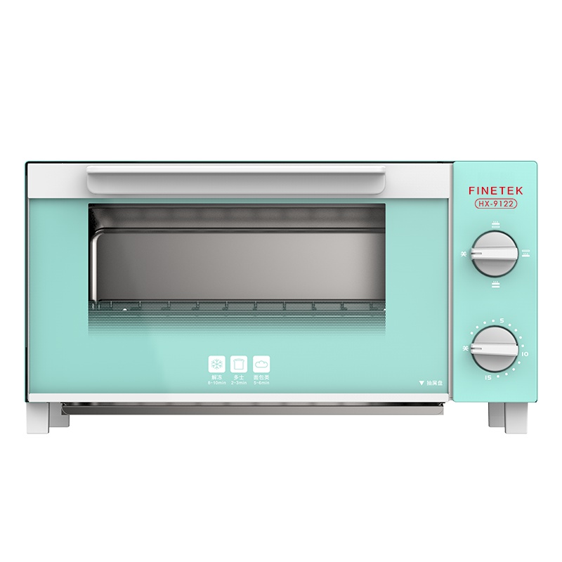 FINETEK 多功能家用烘焙迷你小烤箱7L 精致独立控温全自动电烤箱