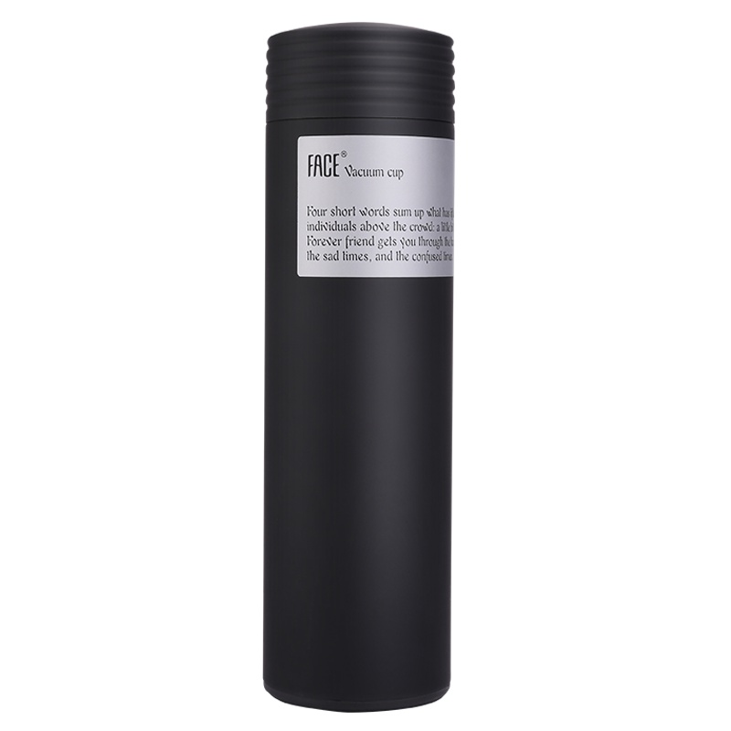 Face保温杯 DC45 450ml ins简约304不锈钢水杯 内置过滤方便饮用 男女学生通用便携大容量高档茶杯子