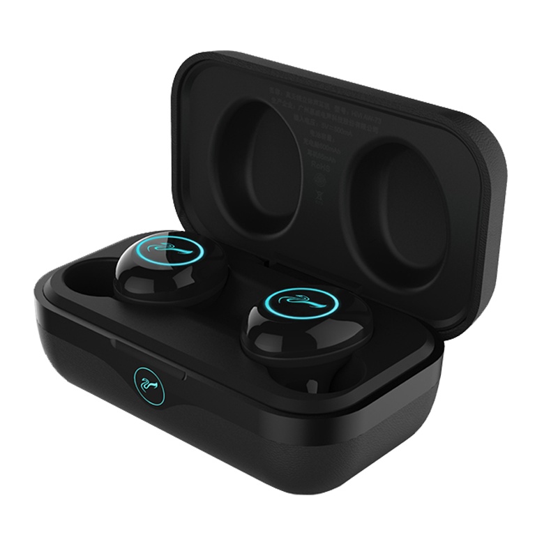 惠威(HIVI)AW-71S真无线入耳式运动防水耳塞 单双耳安卓苹果华为通用 超长续航蓝牙耳机 黑色