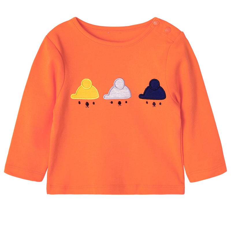 贝贝怡童装儿童休闲外出上衣秋装宝宝纯棉T恤193S2210