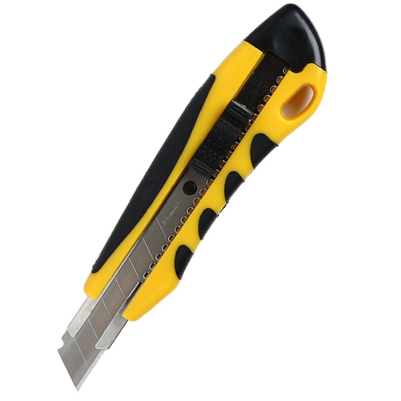 齐心 YC B2801 大号软胶护手带金属护套舒适防滑美工刀