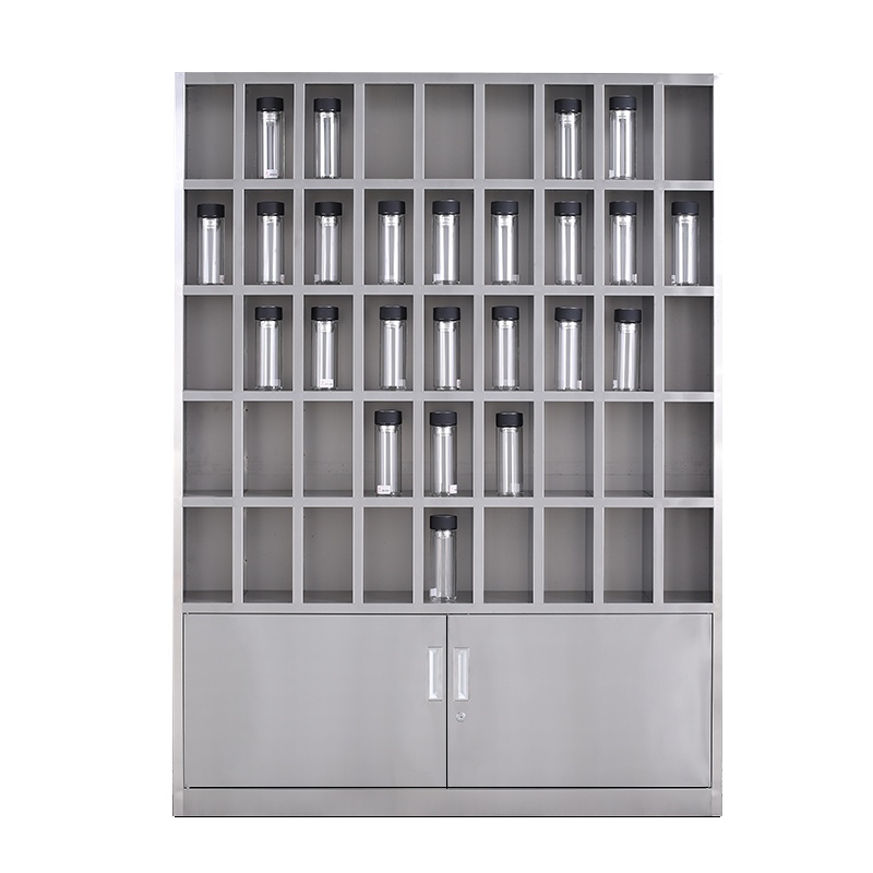 全简家具水杯柜茶水柜员工碗柜水杯存放柜钢制储物柜40格