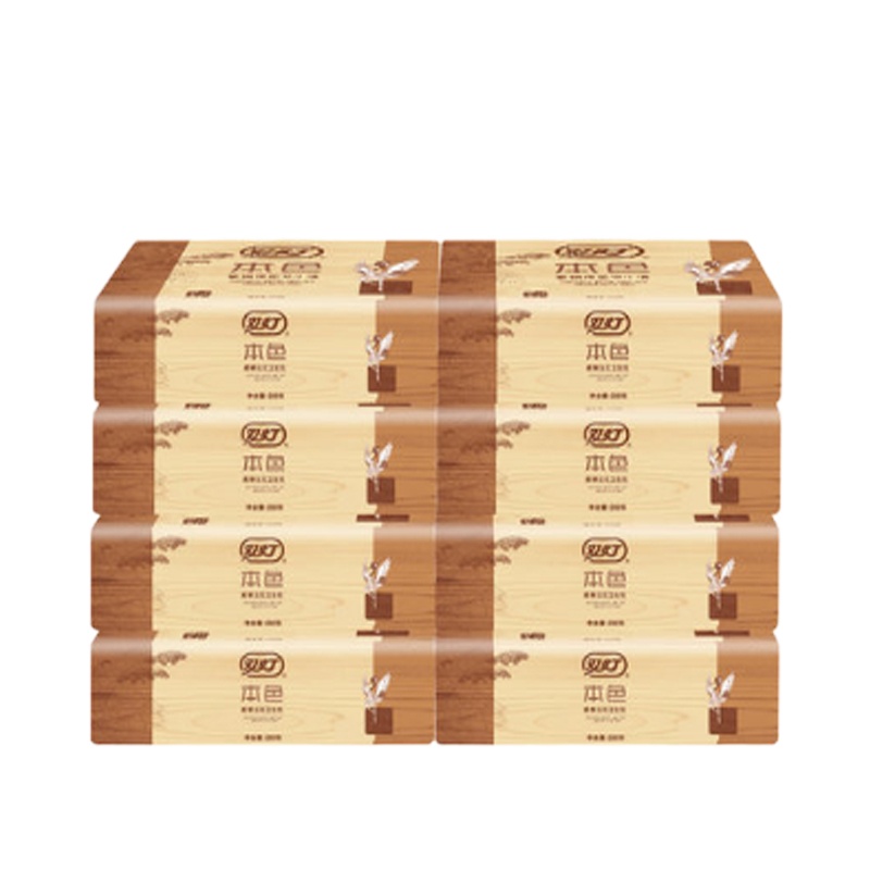 双灯本色 压花卫生纸200张(400层)20包/袋